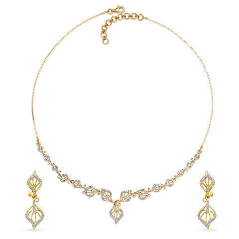 Enchanting Diamond Necklace Set
