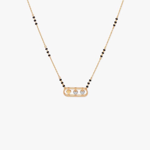 Heartbeat Spark Diamond Mangalsutra