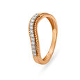 Chic Eternity Diamond Ring in White and Rose Gold,,hi-res image number null