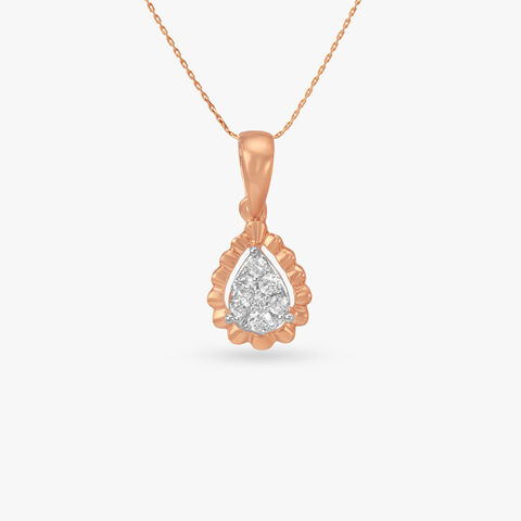 Teardrop Radiance Diamond Pendant