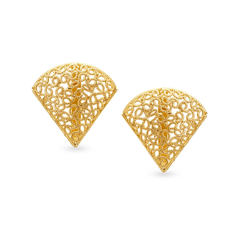 Triangle studs on sale
