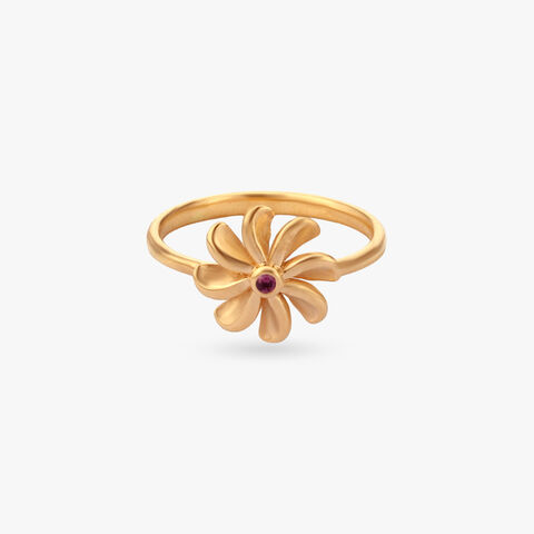 Whirling Bloom gold Ring