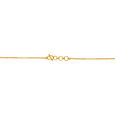 Letter X Gold Pendant with Chain For Kids,,hi-res image number null