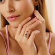 Chic Fusion 14KT Navaratna Finger Ring,,hi-res image number null