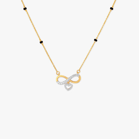 Infinite Heart Diamond Mangalsutra