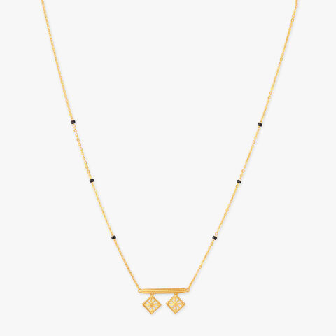 Linear Grace Gold Mangalsutra