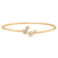 Mamma Mia 14 KT Yellow Gold Bubble it Up!  Bangle,,hi-res image number null
