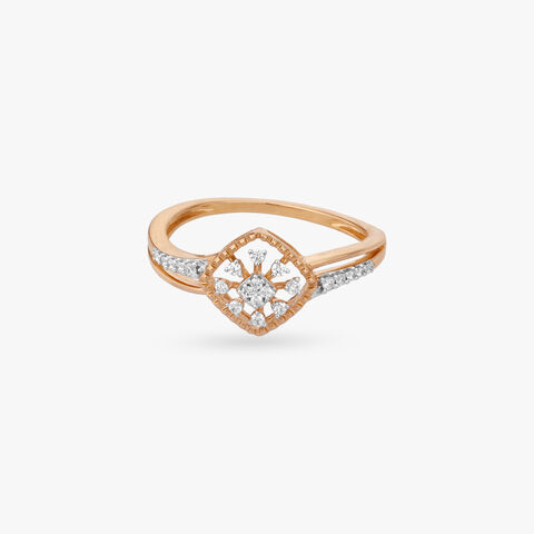 Sunburst Frame Diamond Ring alternate view 1