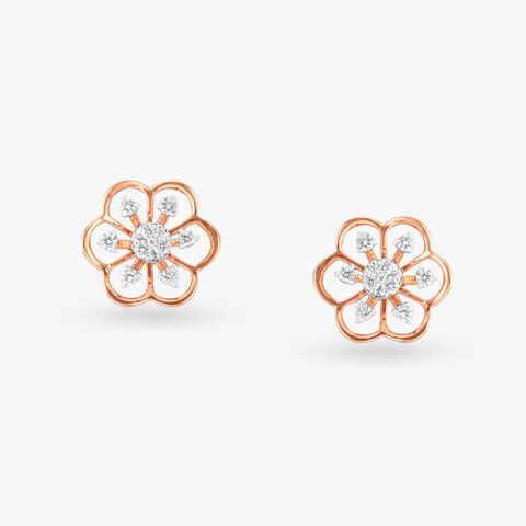 Alluring Diamond Stud Earrings