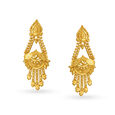 Alluring Carved Gold Necklace Set,,hi-res image number null