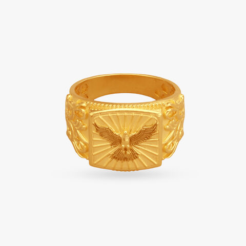 Soaring Majesty Gold Finger Ring for Men