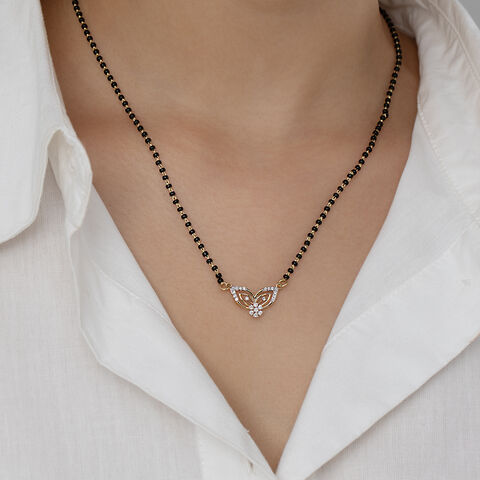 Whispering Wings Gold and Diamond Mangalsutra