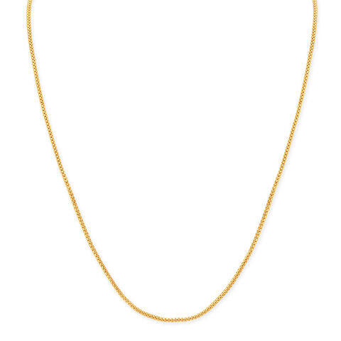 Flat Links Gold Chain For Men