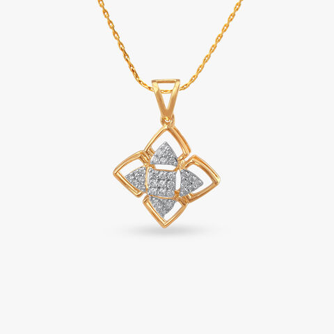 Lattice Glow Diamond Pendant