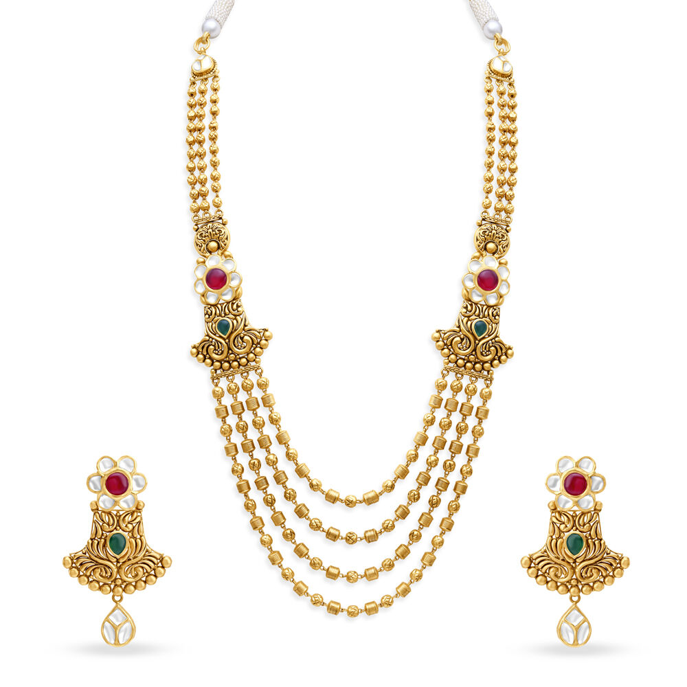 Tanishq gold matar mala sale