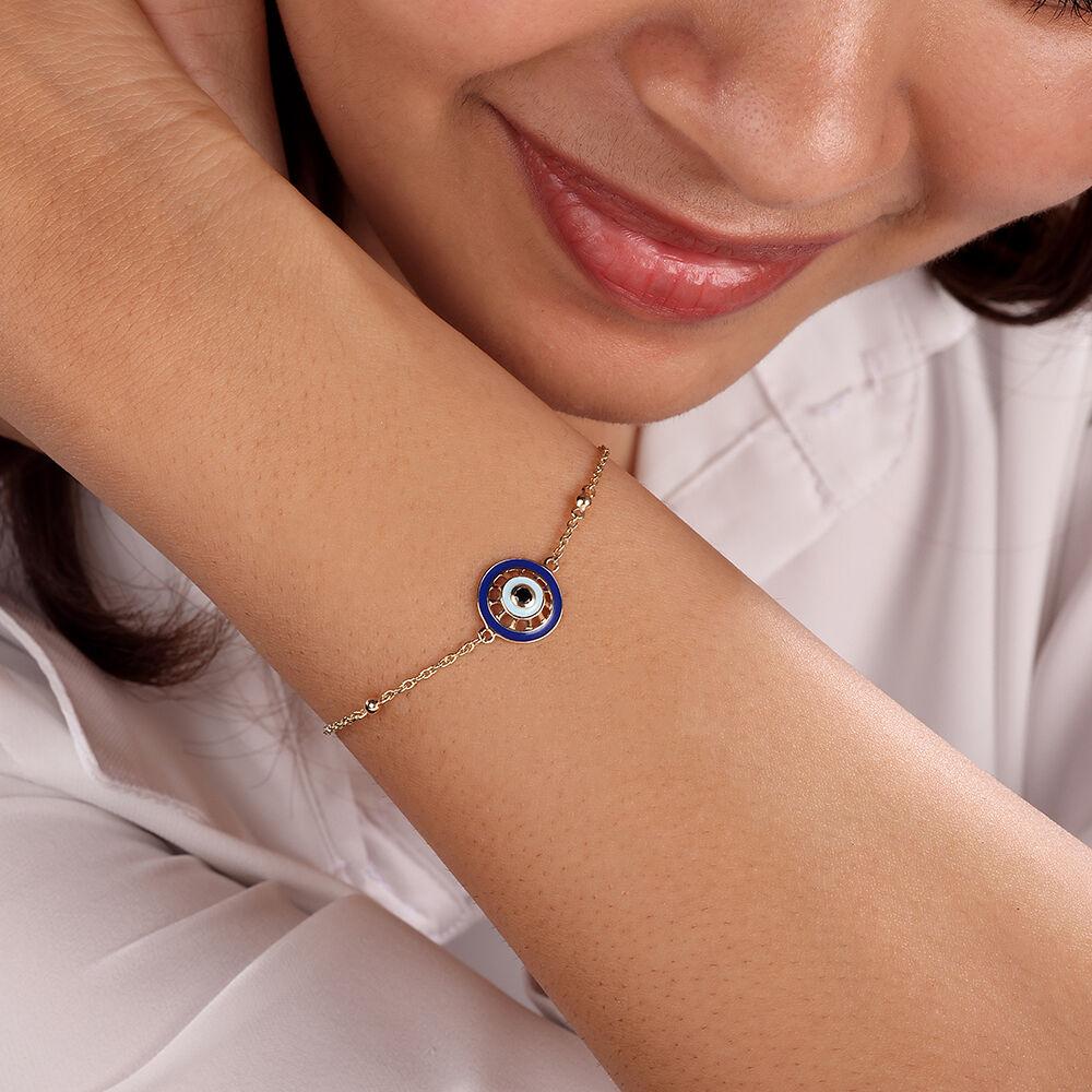 evil eye gold bracelet