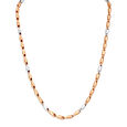 Shining Link Dual Tone Gold Chain For Men,,hi-res image number null