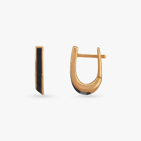 Statement Shine Gold Hoop Earrings