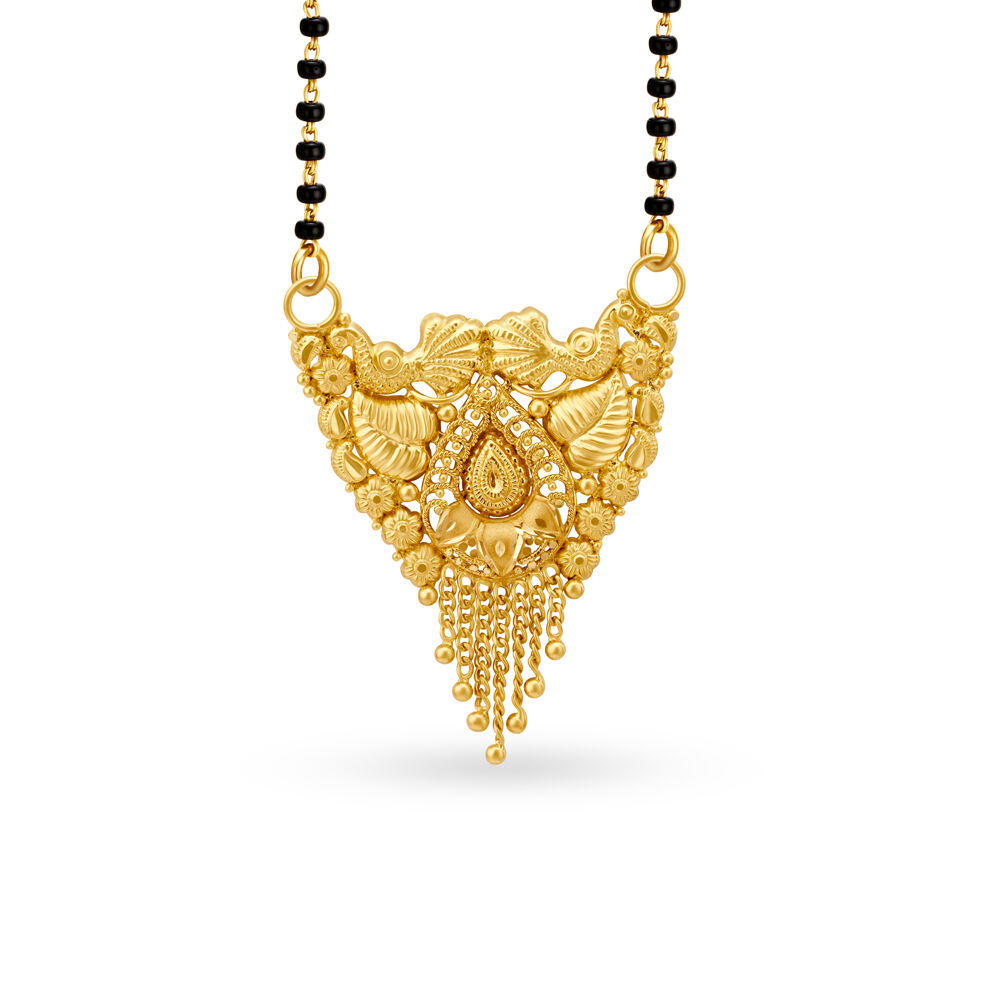 Tanishq mangalsutra outlet locket design
