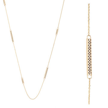 14KT Yellow Gold Chic Contemporary Yard Chain