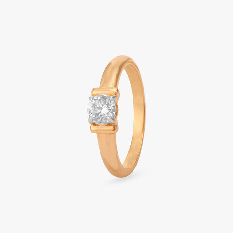 Timeless Charm Solitaire Ring