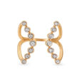 Mia All-Rounders By Tanishq 14KT Yellow Gold Diamond Finger Ring,,hi-res image number null