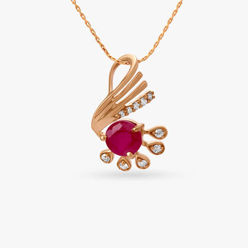 Opulent Charm Diamond Pendant