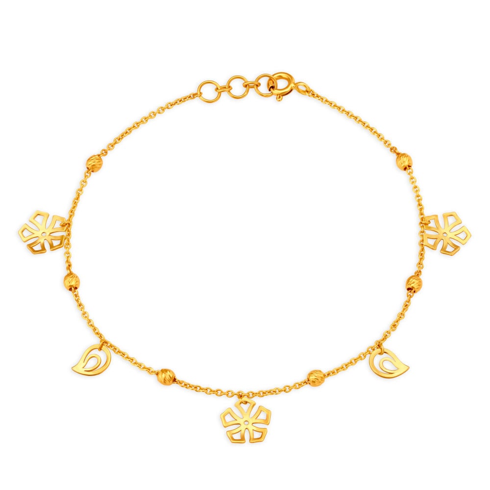 Gold bracelet from tanishq on sale
