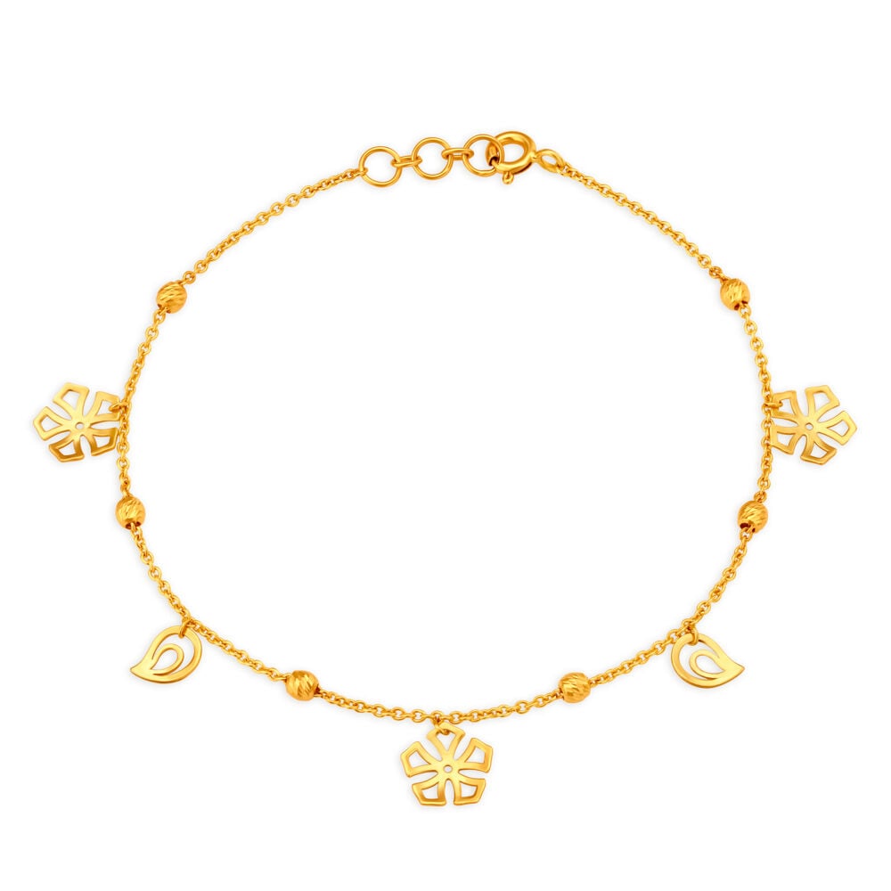 24K Gold Crown Crochet Gold Anklets Tanishq With Beads For Women Leg Chain  Jewelry From Yy_dhhome, $2.05 | DHgate.Com