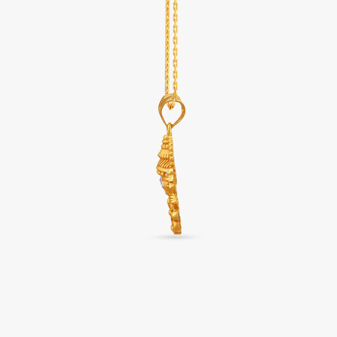 Divine Venkateswara Gold Pendant