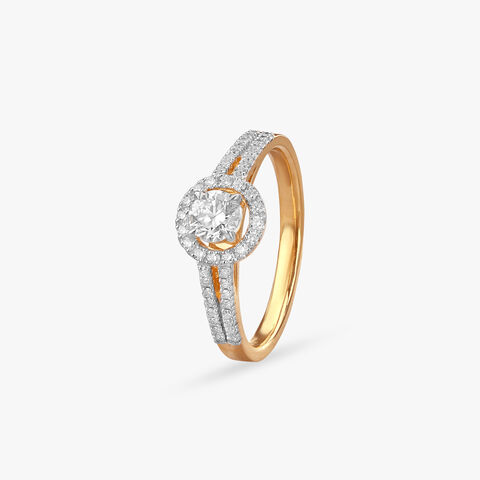 Blissful Bond Diamond Couple Rings