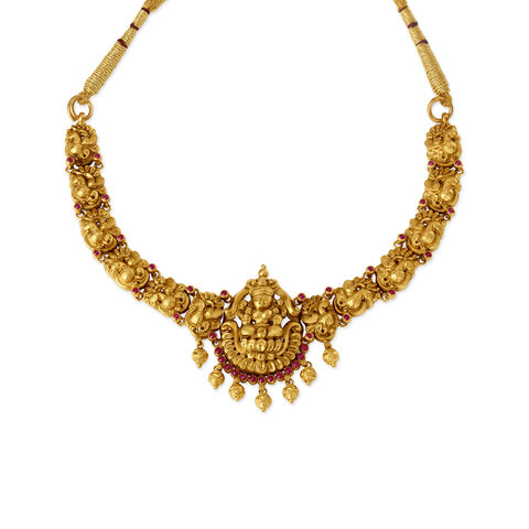 Regal Nakashi Lakshmi Gold Necklace