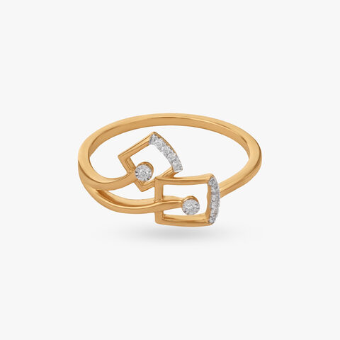 Floral Frame Diamond Ring alternate view 1