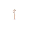 14 KT Rose Gold Magical Diamond Ring with Charm,,hi-res image number null