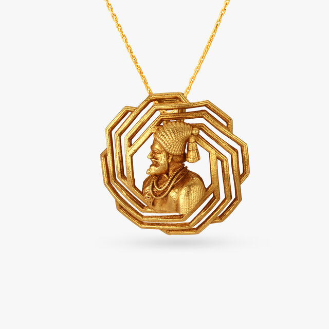Splendid Shivaji Maharaj Pendant,,hi-res image number null