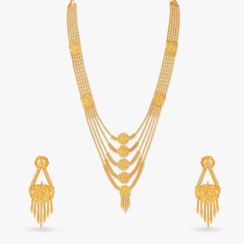Riveting Five Layer Necklace Set