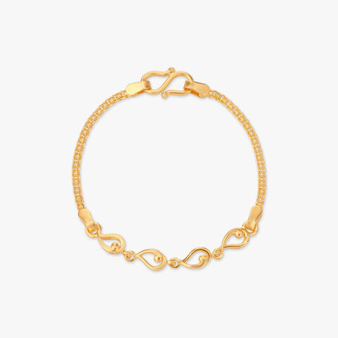 Endless Twirls Gold Bracelet for Kids