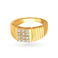 Contemporary Diamond Finger Ring For Men,,hi-res image number null
