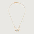 Twilight Crescent 14KT Double Layered Necklace,,hi-res image number null
