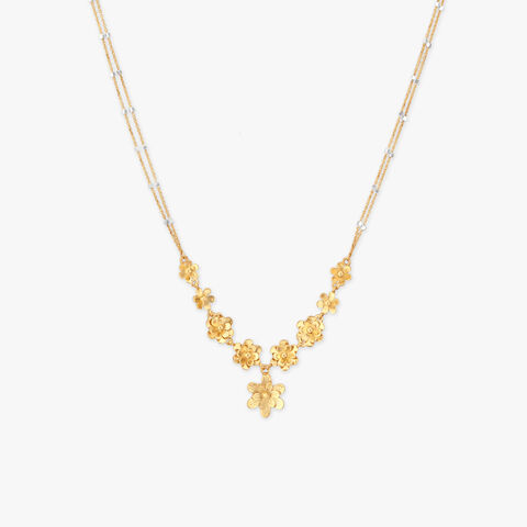 Blooming Trail Gold Necklace