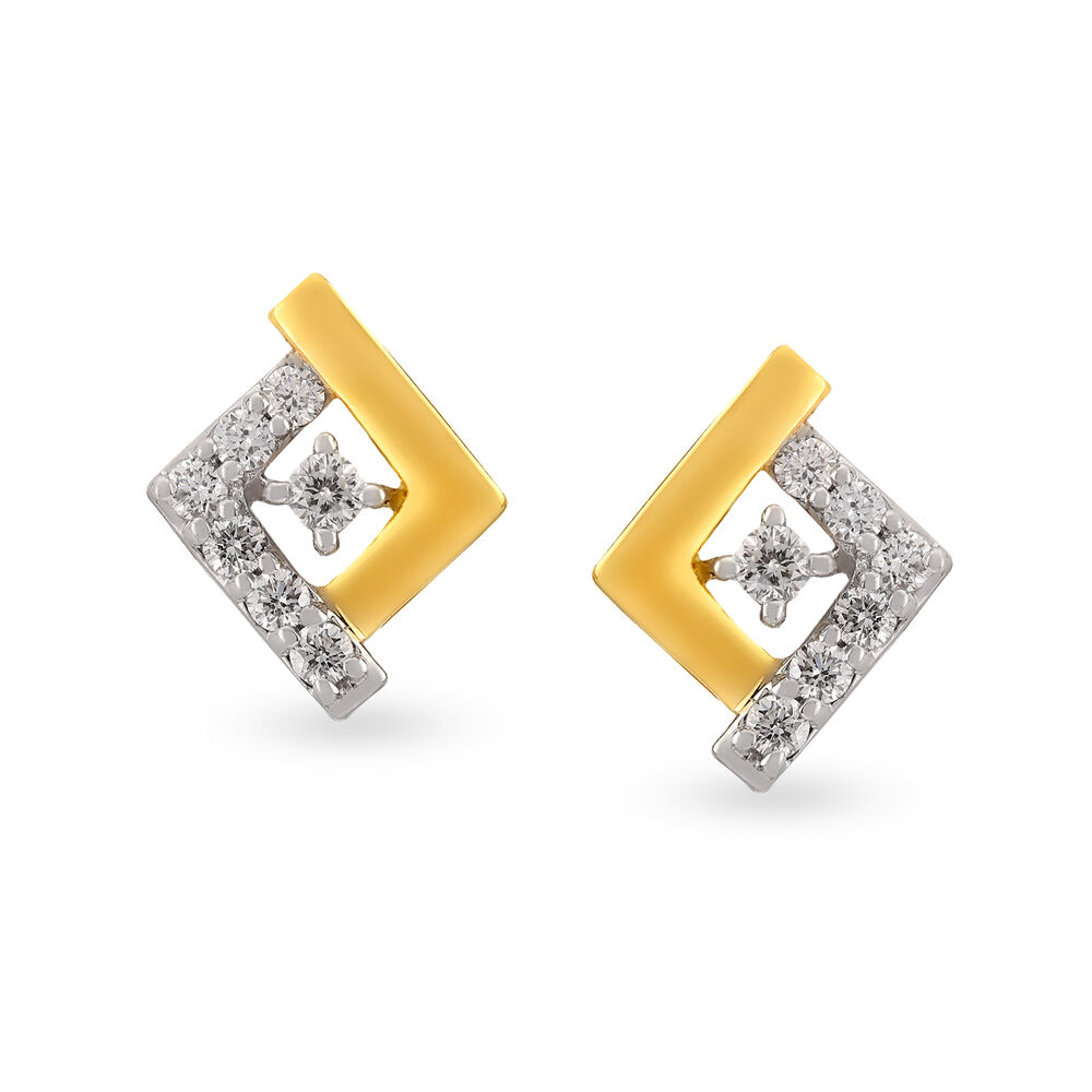 Stud earrings tanishq on sale