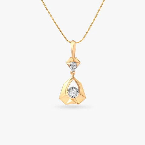 Vertex Flow Diamond Pendant