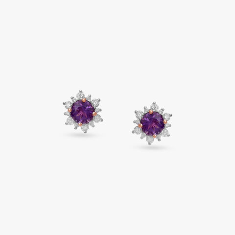 Royal Rosettes Diamond Stud Earrings