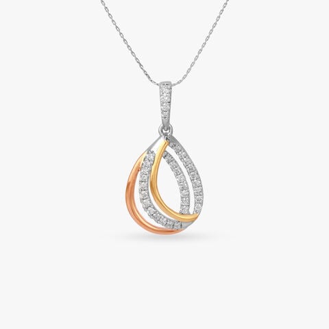 Gilded Embrace Diamond Pendant