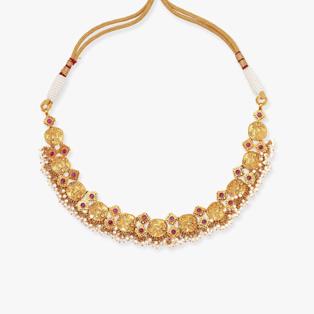 Regal Kasumala Coin Necklace Set
