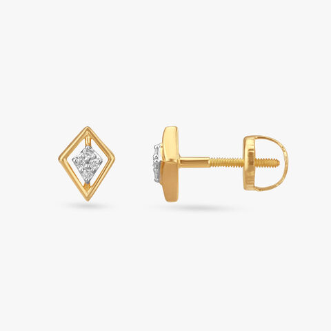 Little Glitters Diamond Stud Earrings For Kids
