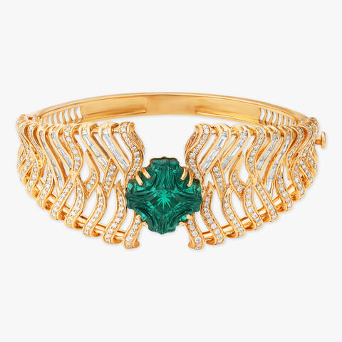 Forest's Embrace Diamond Bangle
