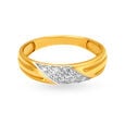 Brilliant 18 Karat Gold And Diamond Finger Ring,,hi-res image number null