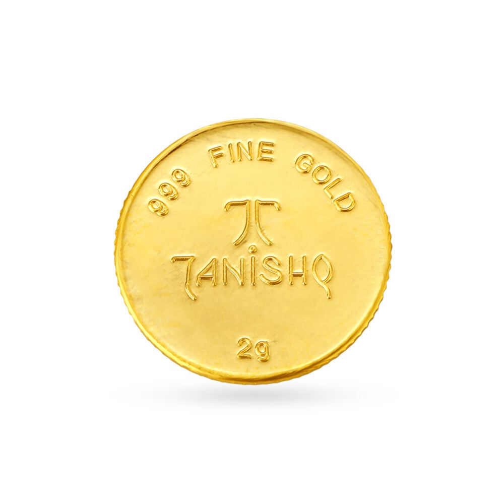 Tanishq 2 hot sale gm gold coin