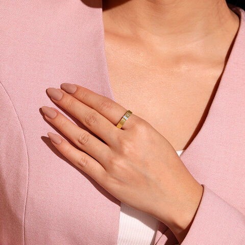 Structured Brilliance Diamond Ring